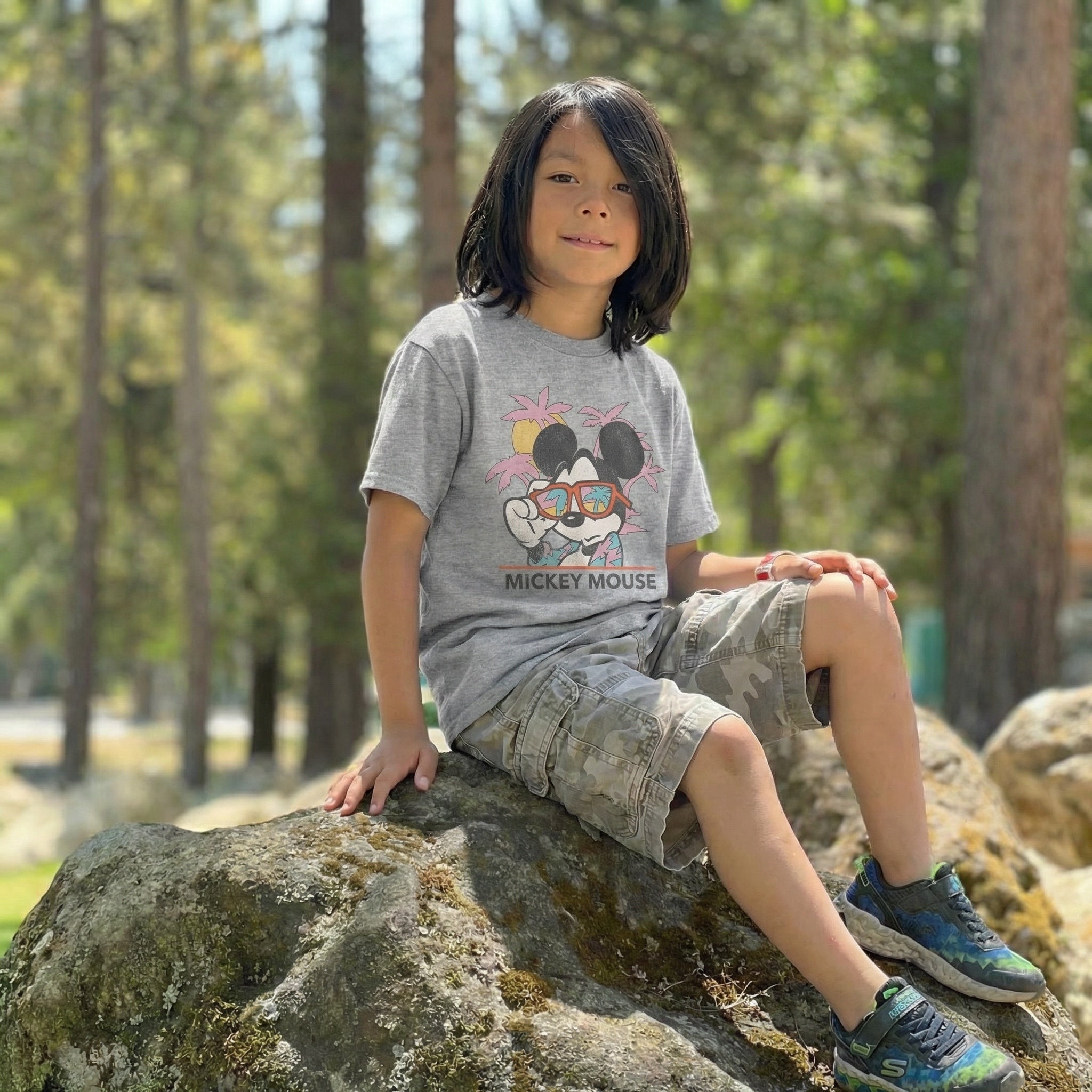 Boy's Disney Beach Ready Mickey Mouse T-Shirt